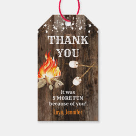 Backyard Bonfire Presentetikett
