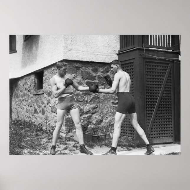 Backyard Boxing: 1912 Poster (Framsidan)