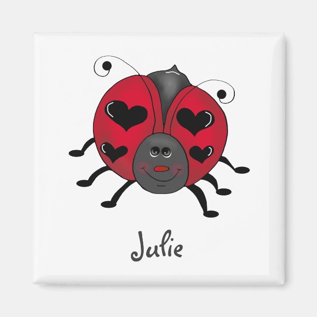 Backyard Buggies ・ Smiling Ladybug Magnet (Framsidan)