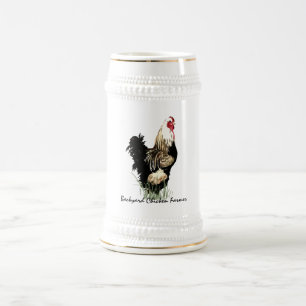 Backyard Chicken Farmer med Tupp Design Sejdel