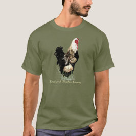 Backyard Chicken Farmer med Tupp Design Tee Shirt