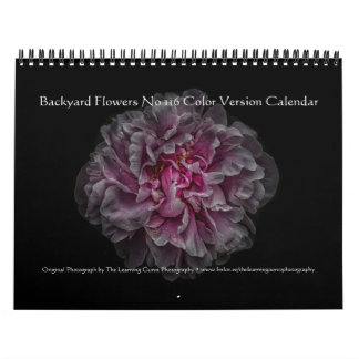 Backyard Flowers No 116 Färg Version Calendar Kalender