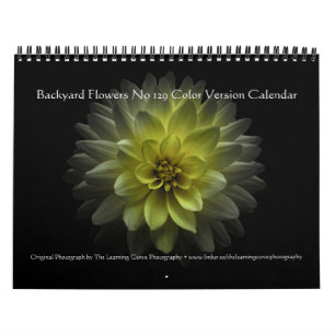 Backyard Flowers No 129 Färg Version Kalender