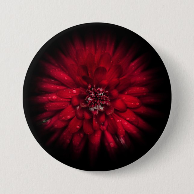 Backyard Flowers No 45 Färg Flow Version Knapp (Framsida)