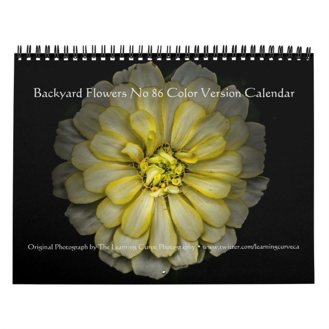 Backyard Flowers No. 86 Färg Version Kalender (Omslag)