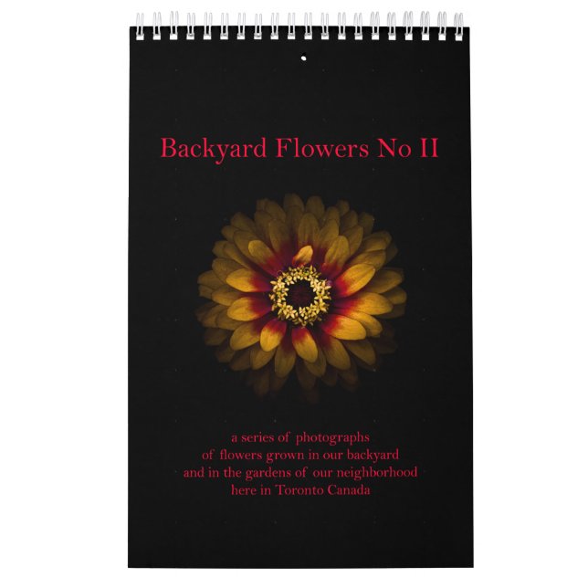 Backyard Flowers No II Kalender (Omslag)