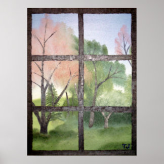 Backyard Glimpse Poster