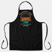 Backyard Grill Master Burgers All-over Print Apron