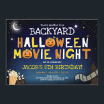 Backyard Halloween Movie Night Scary Boy Birthday Inbjudningar<br><div class="desc">Molly Backyard Halloween Movie Night Birthday-inbjudan! Molly Easily PERSONALIZE den här utformningen med dina detaljer! ■ Om du behöver koordinera MATCHING ITEMS,  kontrollera vår matchande samling eller butik. Har du några frågor om vår design eller om du inte kan hitta det du är tittar för,  kontakta oss: designmypartystudio@gmail.com. Molly</div>