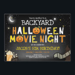 Backyard Halloween Movie Night Scary Boy Birthday Inbjudningar<br><div class="desc">Molly Backyard Halloween Movie Night Birthday-inbjudan! Molly Easily PERSONALIZE den här utformningen med dina detaljer! ■ Om du behöver koordinera MATCHING ITEMS,  kontrollera vår matchande samling eller butik. Har du några frågor om vår design eller om du inte kan hitta det du är tittar för,  kontakta oss: designmypartystudio@gmail.com. Molly</div>