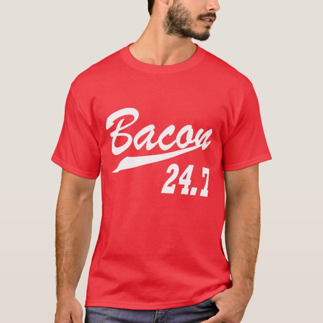 Bacon 247 t-shirt (Framsida)