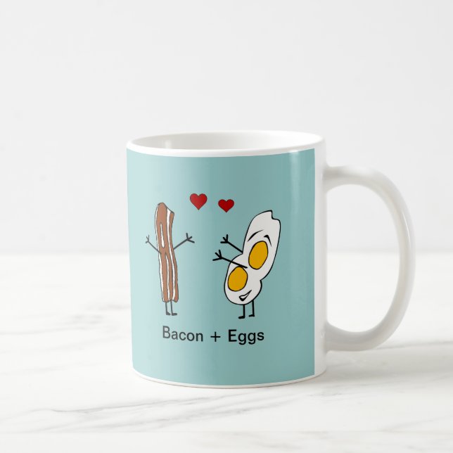 Bacon + Ägg Kaffemugg (Höger)
