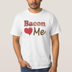 Bacon älskar mig t shirt