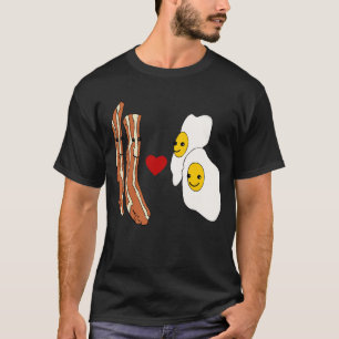 Bacon älskar rolig bacondesign för ägg tröja