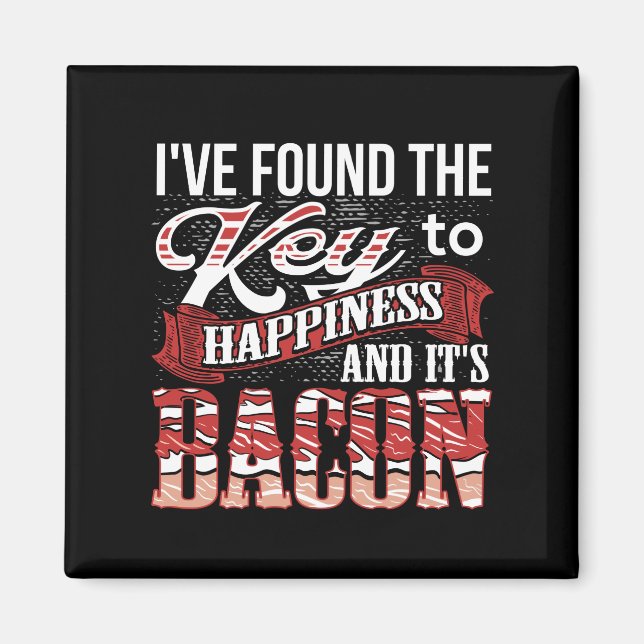 Bacon Älskare Gift Magnet (Framsidan)