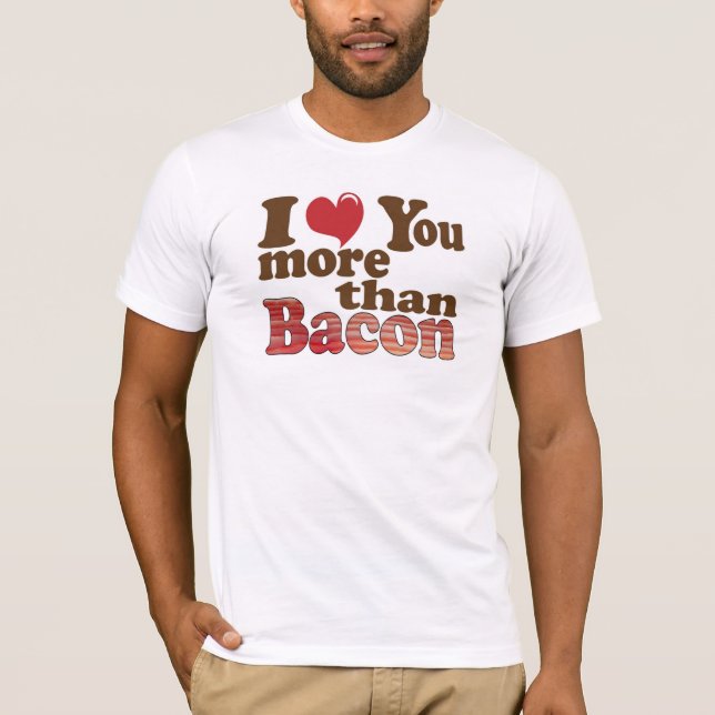 Bacon Älskare T-shirt (Framsida)