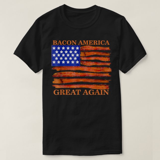 Bacon America T Shirt (Design framsida)