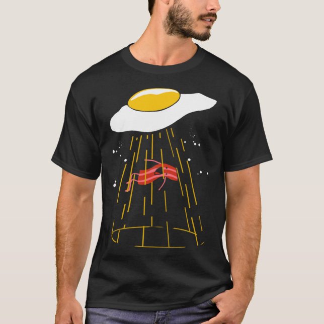 Bacon and Eggs  Alien Kids Egg Crispy T Shirt (Framsida)