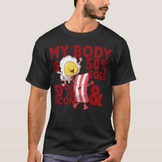 Bacon And Eggs Breakfast Fastfood Food Lover vinta T Shirt