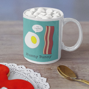 Bacon and Eggs du Complete Me-Personlig Funny Kaffemugg