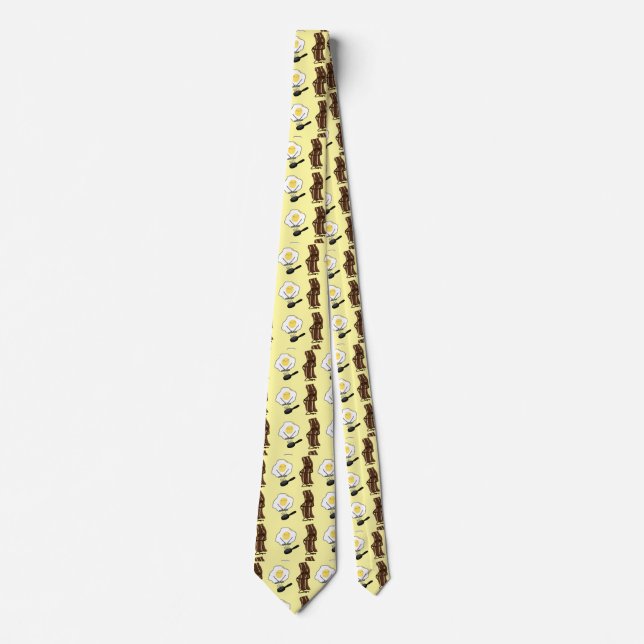 Bacon and eggs Necktie Slips (Framsida)