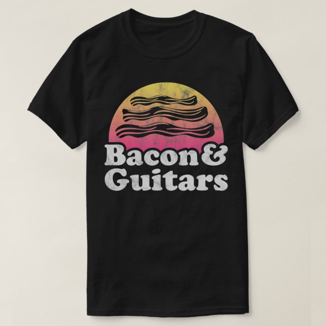 Bacon and s or christmas tree bacon  t shirt (Design framsida)