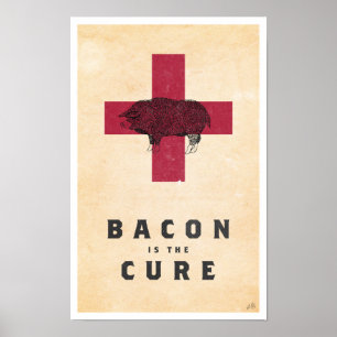 Bacon är boten poster
