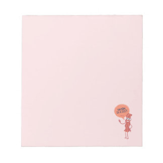 Bacon är en kost anteckningsblock