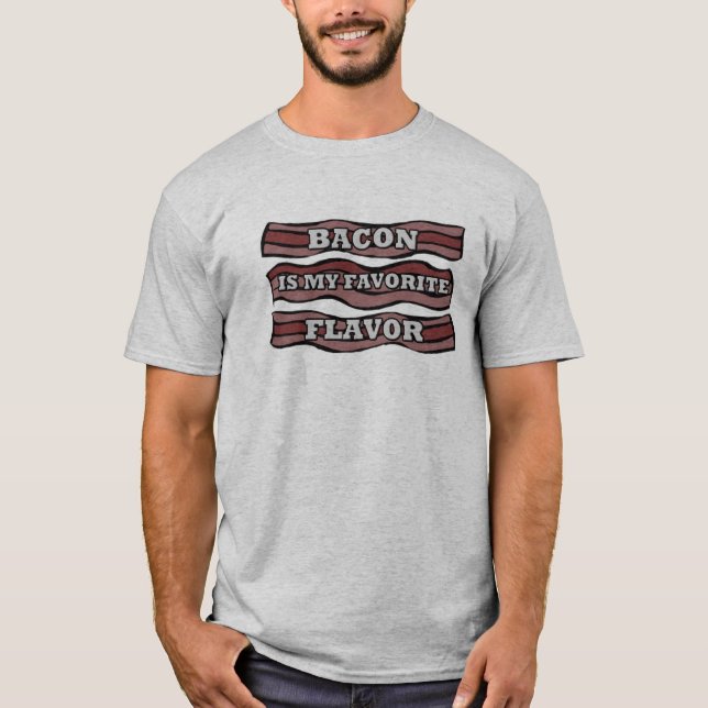Bacon är min favorit- frukost ha för tee shirt (Framsida)