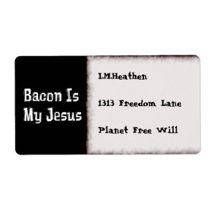 Bacon är min Jesus Fraktsedel