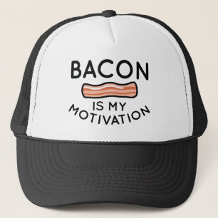 Bacon är min motivation keps