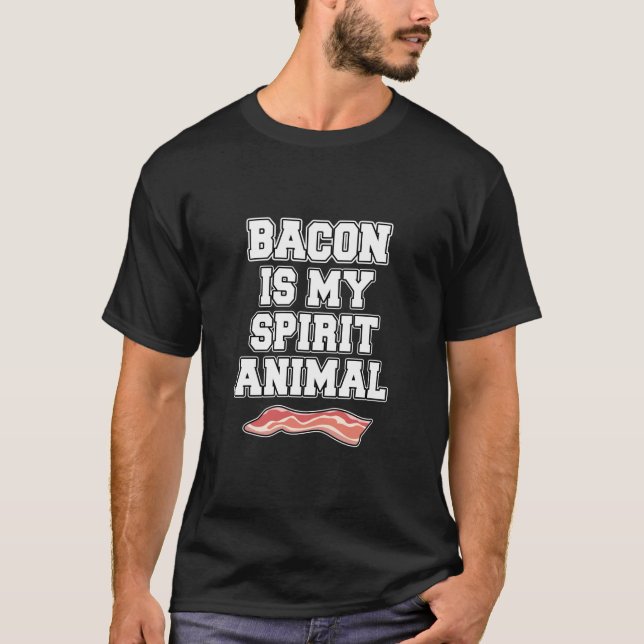 Bacon är mitt andedjur tröja (Framsida)