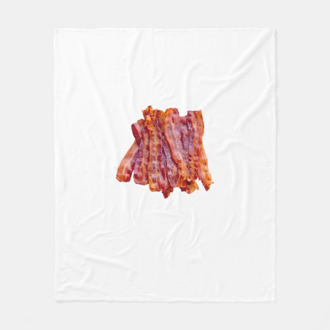 Bacon Bacon Bacon Fleecefilt (Framsidan)
