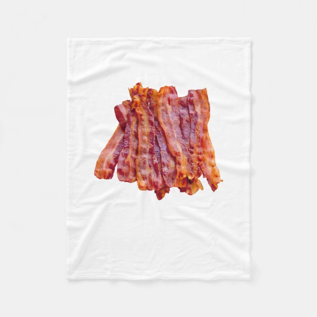 Bacon Bacon Bacon Fleecefilt (Framsidan)