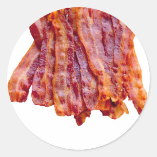 Bacon Bacon Bacon Runt Klistermärke