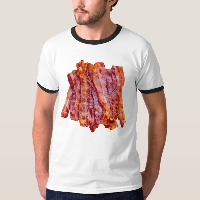 Bacon Bacon Bacon T Shirt (Framsida)