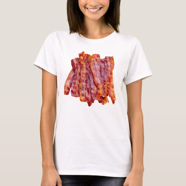 Bacon Bacon Bacon T Shirt (Framsida)