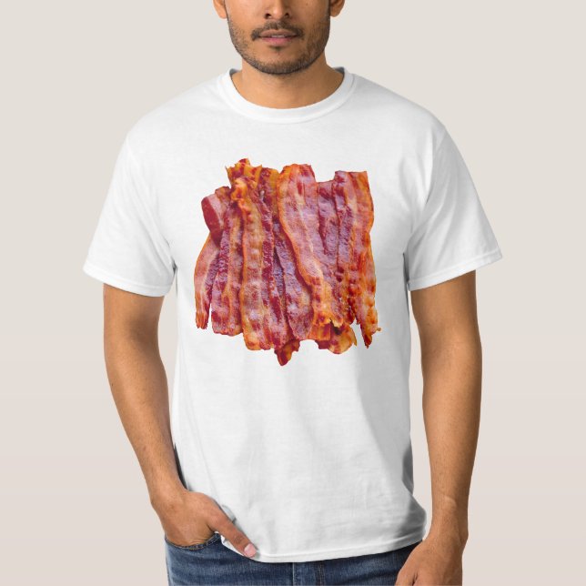 Bacon Bacon Bacon T Shirt (Framsida)
