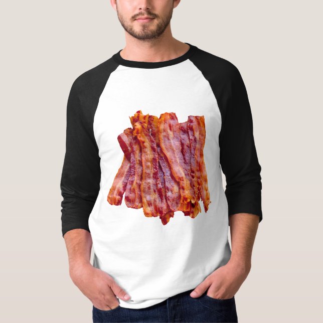 Bacon Bacon Bacon T Shirt (Framsida)