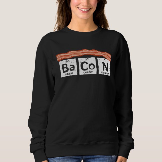 Bacon Bacon Science Bacon Bacon T Shirt (Framsida)