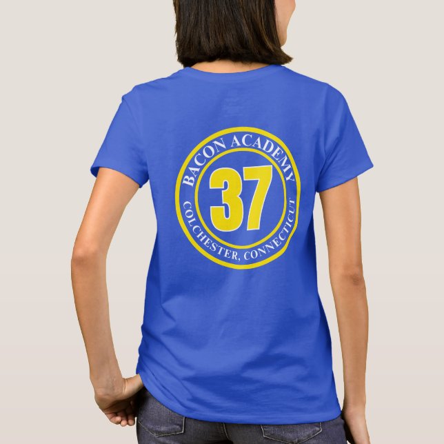 Bacon Band 37 mars Band T-Shirt (kvinnors passning (Baksida)