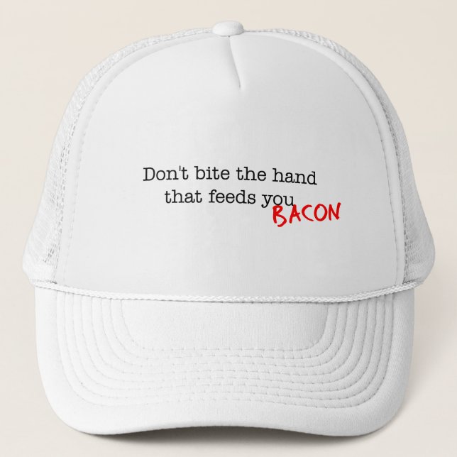 Bacon Bita inte handtaget Truckerkeps (Framsida)