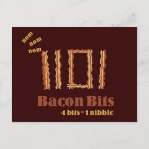 Bacon Bits Vykort
