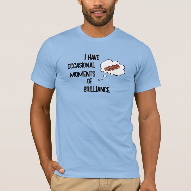 Bacon Brilliance Män T Shirt (Framsida)