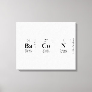BaCoN Canvastryck