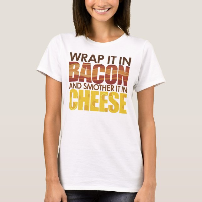 Bacon & Cheese, SNÄLLA! Tröja (Framsida)