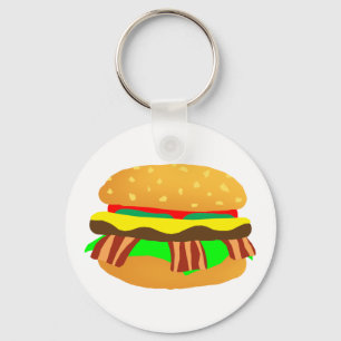 Bacon Cheeseburger Nyckelring
