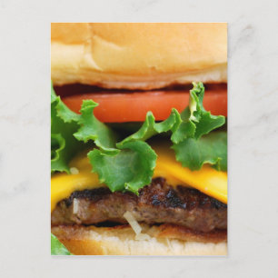 Bacon Cheeseburger Vykort