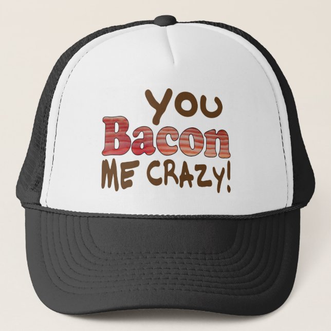 Bacon Crazy Truckerkeps (Framsida)