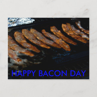 Bacon Day-inbjudningar Inbjudan Vykort